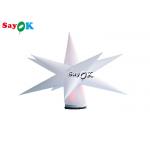 0.25mm PVC Hanging Inflatable LED Star For Party Decorations for sale