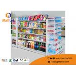 Adjustable Color Supermarket Gondola Shelving Strong Construction Capacity for sale