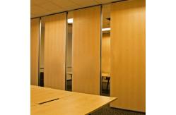 China Folding Panel System Movable Acoustic Partition Wall 500 / 1200mm Width supplier