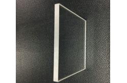 China Transparent Sapphire Windows , Sapphire Lens Plano Rectangle 116x116x8.3mmt supplier