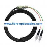 LSZH SM FC UPC Fiber Optic Pigtail 2 Ceramic Core Waterproof for sale