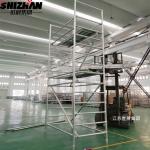 Customized Mobile Steel Scaffold Aluminium Access Tower diagonal pipe