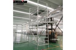 China Customized Mobile Steel Scaffold Aluminium Access Tower diagonal pipe supplier