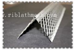 China Drywall Aluminium Angle Bead , Round Nose Metal Angle Bead With Diamond Mesh Wings supplier