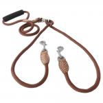 Nylon Double Hook Pet Traction Rope Small Medium Dog Walking Rope for sale