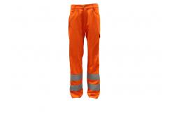 China Patch Pocket Relaxation Orange Work Pants 3M 9910 Reflective Strips supplier