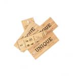 Bamboo Clothes Label Tag With Information for sale