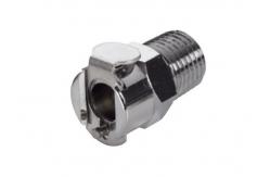 China Path 1/8'' Female Thread Connector chromium plated brass Material supplier