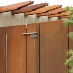 Customizable Rusted Steel Cladding Custom Thickness Modern Interior Decorating