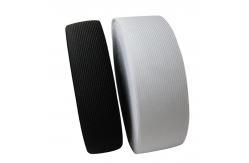 China Black Polyester Knitted Elastic Tape 2.5cm Wide Knit Elastic For Garments supplier