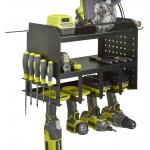 Organize Your Workshop with Wall Mount Garage Drill Holder and Iron Storage Rack for sale