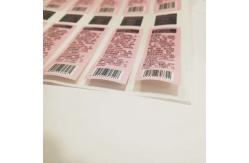 China Package Printed Self Adhesive Labels Custom Cosmetic Sticker Thermal Paper In Roll supplier