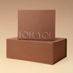 Silk Lining Magnet Rigid Candle Gift Paper Packaging Box With Logo for sale