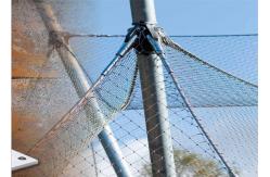 China Stainless Steel Zoo Wire Mesh , Knitted Animal Enclosure Mesh Fence supplier