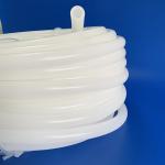 China Food Grade Milky Flexible Silicone Tubing Dairy Tubing Hose FDA Approved for sale