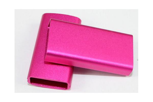 Oxidized 6061 / 6063 Extruded Aluminum Housing Customized Shape
