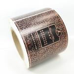 Cosmetics Adhesive Vinyl Bopp Polypropylene Logo Metallic Label Stickers for sale