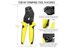 China Spade Bullet Connectors Terminal Pin Crimper Multipurpose Durable supplier