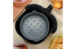 China Food Safe Silicone Kitchen Tool Easy Cleaning Air Fryer Pot Liners Reusable Basket supplier