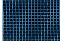 China Blue White Polyester Square Hole Mesh Belt For Dryer And Conveyor supplier