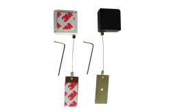 China Jewelry Security Retractable Pull Box Tether For Store Protection Square Shape supplier