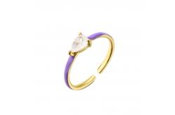 China DIY Unique Gemstone Engagement Rings supplier