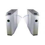 Gym / Stadium Full Automatic Flap Barrier Turnstile Barrier Gate With LED Lamp for sale