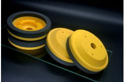 China Yellow Resin Grinding Wheel Diamond Glass Edging For Bevelling Machine supplier