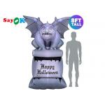 4m Inflatable Gargoyle Funny LED Halloween Courtyard Decoration for sale