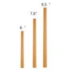 Custom Reusable Eco Friendly Straws Biodegradable 18cm 19cm Length for sale