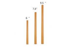China Custom Reusable Eco Friendly Straws Biodegradable 18cm 19cm Length supplier