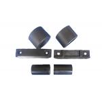 Mercerizing Machine Carbon Fiber Slider , Black Chain Lubricating Board