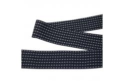 China Factory Price Soft Striped Plain Polyester Webbing Tape For Garment supplier