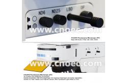 China Trinocular Infinity Optical Fluorescence Microscope With Halogen Lamp supplier