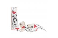 China 15mm*10m Flower Burlap Ribbon OEM ODM Custom Printed Ribbon Rolls supplier