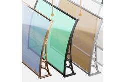 China 3mm-10mm Thickness Plastic PC PP Material Transparent Roofing Shed supplier