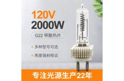 China Osram G22 2000w 230v Single Ended Halogen Light Bulb Quartz Lamp supplier