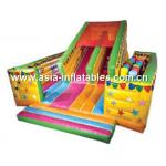 Exciting Inflatable Obstacle Challenges Course Games With Slide Lane for sale