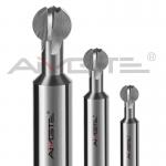 H6 Custom End Mill 4xD 6xD Carbide Lollipop Cutter With Coating for sale
