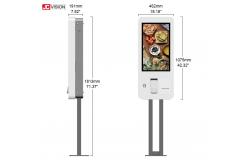 China JCVISION Self Service Kiosk Touch Screen Barcode Scanner Self Ordering Kiosk supplier