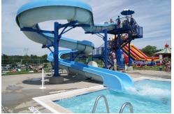 China OEM Children Amusement Aquatic Park Equipment Water Pool Kid Slides supplier