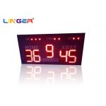 Wireless Controller Box LED Baseball Scoreboard With Blue Frame Cabinet Front Face for sale