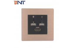 China Aluminum Frame Panel Hotel Room Media Hub Mini Smart All In One Socket supplier