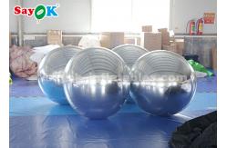 China Sliver Giant Inflatable Balloon Mirror Ball Commercial Decoration supplier