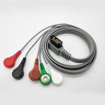 TPU 5 Lead Holter Patient Cable Medical Materials Accessories For ECG Machine for sale