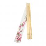 Fast Food Korean Round Bamboo Chopsticks Sushi Japanese Splinter Free for sale