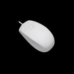 Rubber Wheel Wired Computer Mouse , Silicone Mouse For Game Consoles