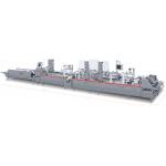 Hamburger Food Box Folding Gluing Machine Die Cutting for sale