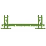High Performance Temporary Modular Bridge Construction Painting / HDG Surface