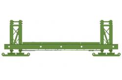 China High Performance Temporary Modular Bridge Construction Painting / HDG Surface supplier